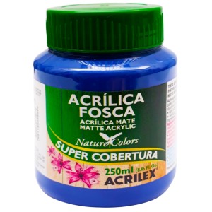 TINTA ACRILICA FOSCA 250ML AZUL TURQUESA ACRILEX