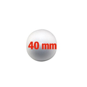 BOLA DE ISOPOR 40MM- UNIDADE