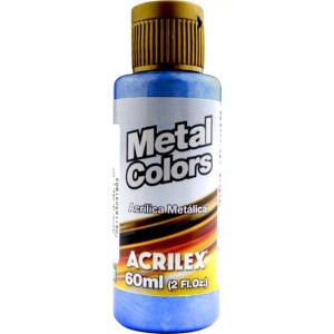 TINTA METAL COLORS 60ML AZUL MAR ACRILEX
