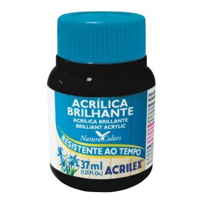 TINTA ACRILICA BRILHANTE 37ML PRETO ACRILEX
