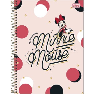 CADERNO UNIVERSITARIO 10 MATERIAS 160FLS MINNIE TILIBRA