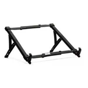 SUPORTE P/NOTEBOOK ERGONOMICO PLASTICO REGULAVEL PRETO RELIZA
