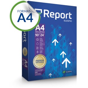 PAPEL SULFITE A4 90GR C/500 FOLHAS BRANCO REPORT
