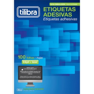 ETIQUETA 99,0X55,8 A4 TBA4350 100FLS 1000 ETIQS. 10 P/FOLHA TILIBRA