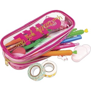 ESTOJO SIMPLES GRANDE LOVE PINK TILIBRA