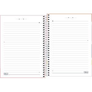 Caderno 1/4 Espiral Pequeno Happy TILIBRA