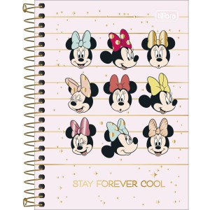 CADERNETA 1/8 80FLS MINNIE TILIBRA