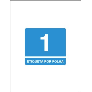 ETIQUETA 215,9X279,4 CARTA TB6185 100FLS 100 ETIQS. 1 P/FOLHA TILIBRA
