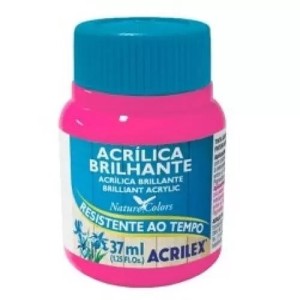 TINTA ACRILICA BRILHANTE 37ML ROSA ESCURO ACRILEX