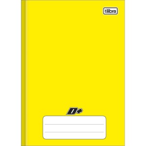 CADERNO BROCHURA PEQUENO 48FLS MARELO D+ TILIBRA