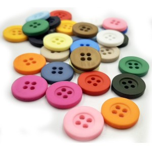 BOTAO DE ROUPA 4 FUROS CORES - UNIDADE