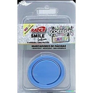 MARCADOR DE PAGINA SMILE FASHION PASTEL C/6 RADEX