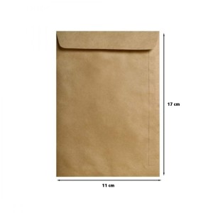 ENVELOPE SACO 110X170 KRAFT CAIXA C/250 SCRITY