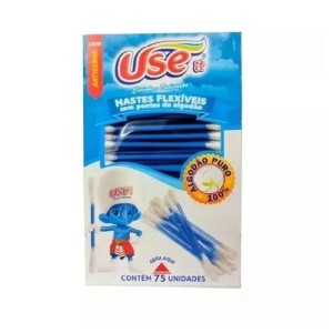 Cotonete Branco Com 100 USEIT