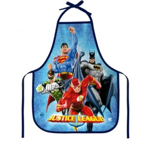 AVENTAL ESCOLAR PLASTIFICADO LIGA DA JUSTIÇA DAC