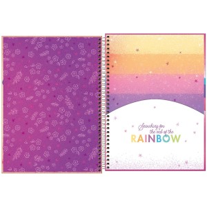 CADERNO UNIVERSITARIO 1 MATERIA 80FLS BLINK UNICORNIO TILIBRA
