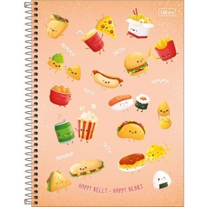 CADERNO UNIVERSITARIO 10 MATERIAS 160FLS TASTE TILIBRA
