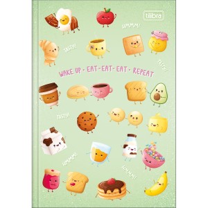 CADERNO BROCHURA 1/4 80FLS TASTE CAPA DURA TILIBRA