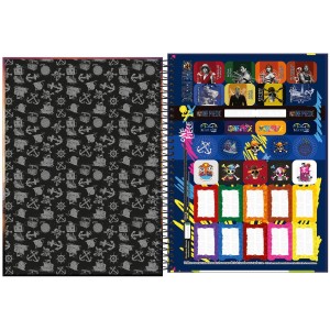 CADERNO UNIVERSITARIO 10 MATERIAS 160FLS ONE PIECE NETFLIX TILIBRA