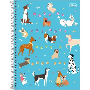 Caderno Espiral Capa Dura Universitário 1 Matéria 80 folhas Hug Me TILIBRA