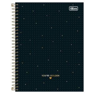 CADERNO COLEGIAL 1 MATERIA 32FLS WEST VILLAGE CAPA FLEXIVEL TILIBRA