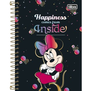 CADERNETA 1/8 80FLS MINNIE TILIBRA