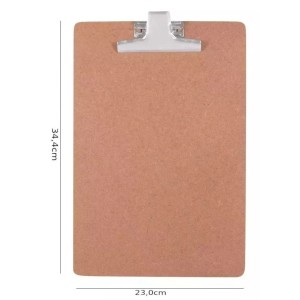 PRANCHETA MADEIRA OFICIO PRENDEDOR DE FERRO ACRIMET