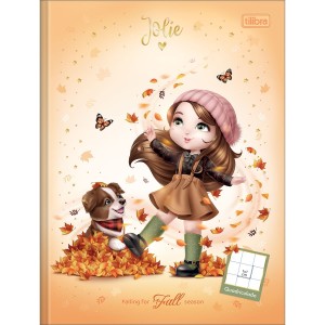 CADERNO QUADRICULADO BROCHURA 10X10MM 40FLS JOLIE TILIBRA