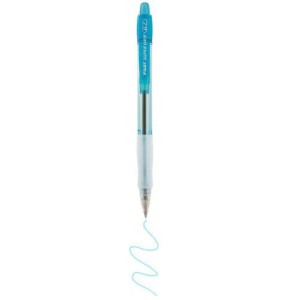 Caneta Esferografica 0.7mm Super Grip Color Azul Claro Blister PILOT