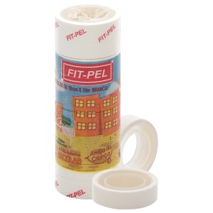 Fita Adesiva Durex 12mmx10m Pacote Com 10 Unidades Colorida FITPEL