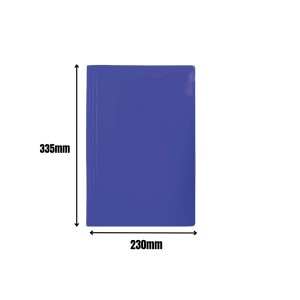 Pasta Papelao Com Grampo Trilho Oficio 230X335mm Azul Escuro Ref.1026.AZ POLYCART.