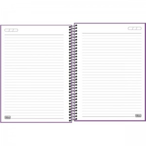 Caderno Universitario 1 Materia 80fls Lunix Cores Capa Dura TILIBRA