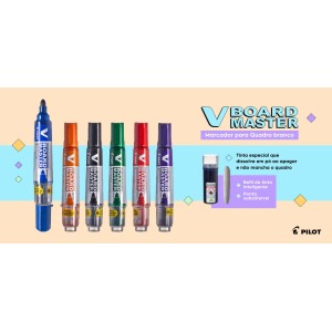 Pincel Quadro Branco Wbma v Board Recarregavel PILOT