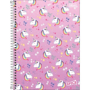 Caderno Universitario 1 Materia 80fls Spice Feminino Capa Dura TILIBRA