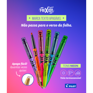 Marca Texto Frixion Apagável Cores - PILOT