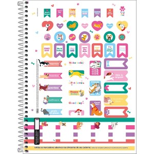 Caderno Universitario 10 Materias 160fls Hug Me Capa Dura TILIBRA
