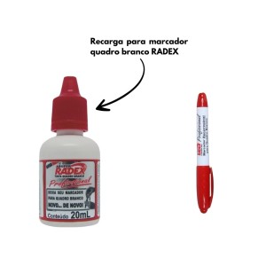 Tinta Pincel Quadro Branco 20ml ASUPER RADEX