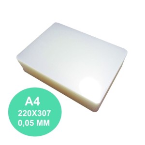 Plastico Para Plastificacao Polaseal 0,05mm A4 220X307mm Com 100 Folha 125 Micras MASTERPRINT