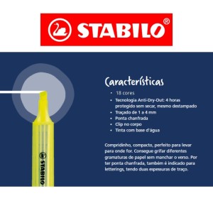 Marca Texto Swing Cool Cores - STABILO