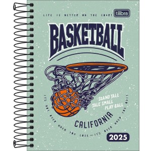 Agenda 2026 Diária D+ Masculina Espiral - TILIBRA