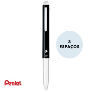 Caneta C/3 GATILHOS Multifuncional Personalizavel I+BGH5 PENTEL
