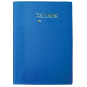 Pasta Catalogo Portfolio A4 10 Envelopes 0,06 Fino Azul Sem Visor  Ref.BD10AS-AZ CLEAR BOOK