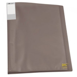 Pasta Catalogo Portfolio A4 40 Envelopes 0,12 Medio Fume Vision Com Visor Ref.641PP-FM DAC