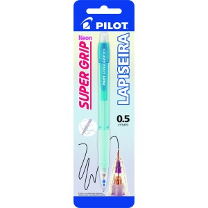 Lapiseira 0.5mm Super Grip Azul Neon Blister PILOT