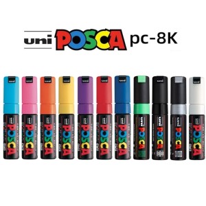 Caneta Posca 8.0mm PC-8K UNI-BALL