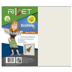 Tela Arte Para Pintura 24X24cm Ecotela RIDET NOVAPRINT Ref.010061