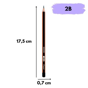 Lápis 2B Triangular Blackpeps - MAPED