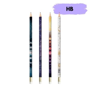 Lápis Preto HB Com Borracha Magic - TILIBRA