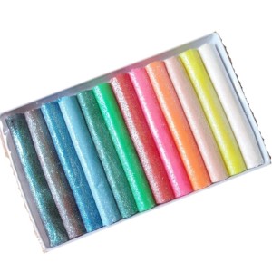Massinha Base Amido Com Glitter 12 Cores 180g Soft UTIGUTI