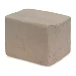 Argila Escolar Escura 1kg Para Artesanato